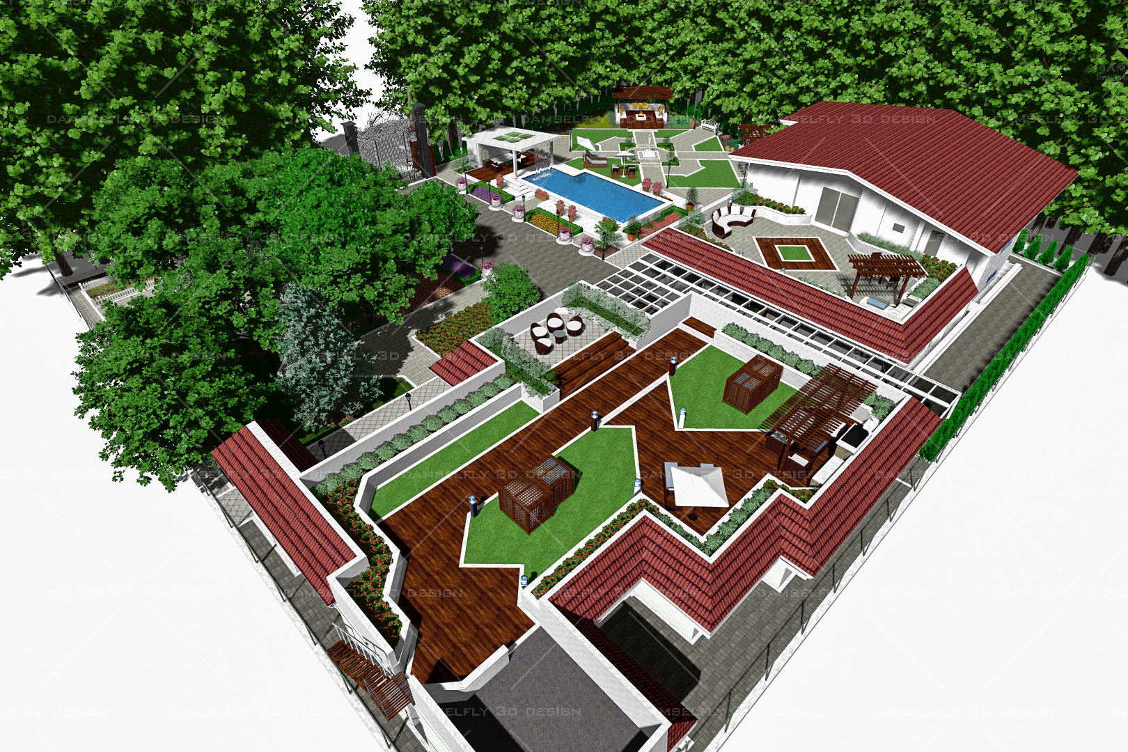 3D Design of a Villa